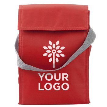 Borsa termica personalizzata con logo - Borsa termica Sarah | Poliestere 420D | Patta con velcro