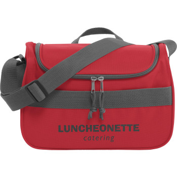 Borsa termica personalizzata con logo - Borsa termica Siti | Poliestere 600D | Tasca frontale con velcro