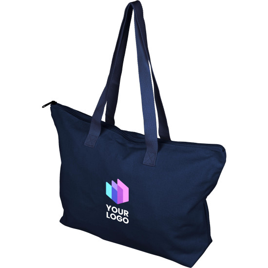 Borsa tote in policotone riciclato 330 g/m2 Malina
