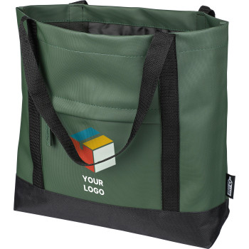 Shopper in cotone personalizzata con logo - Borsa tote in poliestere 600D rPET Lumi