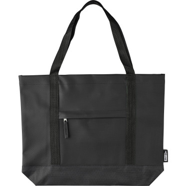 Borsa tote in poliestere 600D rPET con rivestimento PU