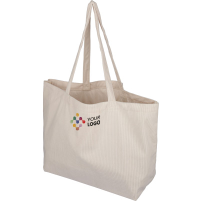 Borsa tote in velluto a coste Tino