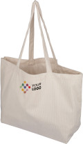 Borsa tote in velluto a coste Tino