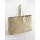 Borsa tote oversize tinta in capo con base ovale