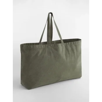 Borsa tote oversize tinta in capo