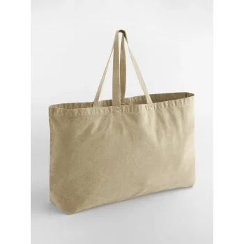 Borsa tote oversize tinta in capo