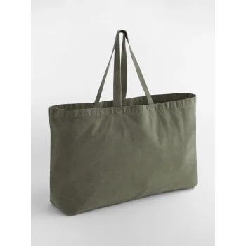 Borsa tote oversize tinta in capo