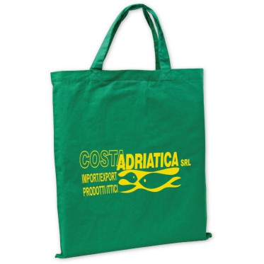 Borsa personalizzabile cotone con manici resistenti e colore vivace