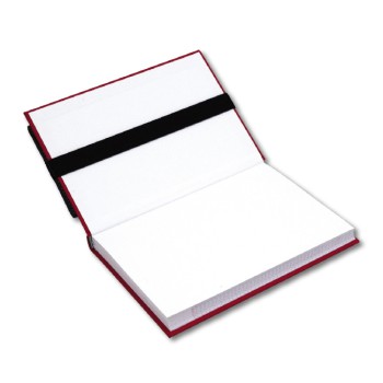 astuccio personalizzato con logo - Borsello portapenne con elastico sul retro, in vivella con zip.