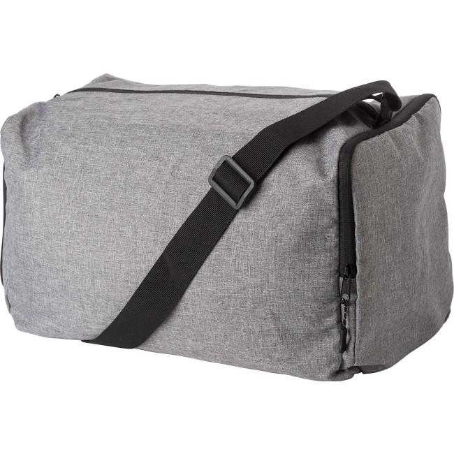 Borsa da palestra personalizzata - Borsone in poliestere 300 D bicolore Corwin