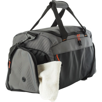 Borsa da palestra personalizzata - Borsone in poliestere 500 D bicolore Mabel