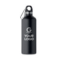 Bottiglia isolante personalizzabile 500 ml in acciaio inox riciclato con moschettone