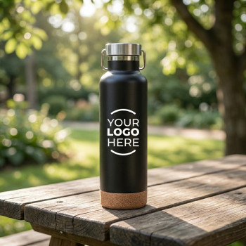 Borraccia personalizzata con logo - Bottiglia personalizzata acciaio inox riciclato 500 ml isolamento sottovuoto