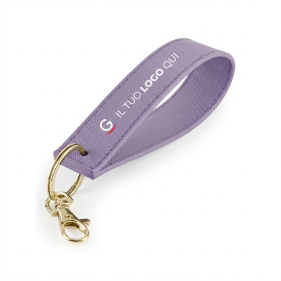 Boutique Wristlet Keyring personalizzabile Bag Base con moschettone e cinturino