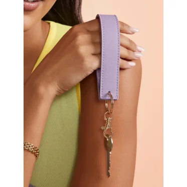 Boutique Wristlet Keyring personalizzabile Bag Base con moschettone e cinturino