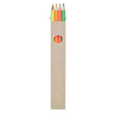 Matita personalizzata con logo - BOWY - Set 4 matite