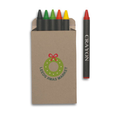 Set Pastelli personalizzabile con astuccio in cartone riciclato