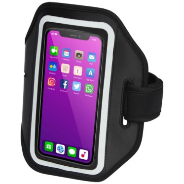 Gadget per smartphone personalizzato con logo - Bracciale Haile per smartphone riflettente con cover trasparente