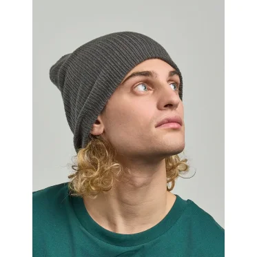 Berretto personalizzabile Atlantis in poliestere riciclato doppio strato