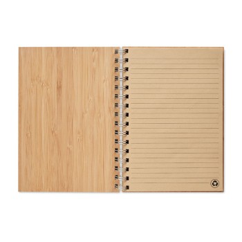 Block notes ecologici - BRAM - Notebook A5 in bamboo rilegato