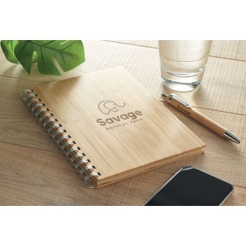 Block notes ecologici - BRAM - Notebook A5 in bamboo rilegato
