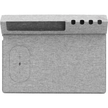 Caricabatterie wireless multifunzionale personalizzabile BrandCharger in PET riciclato