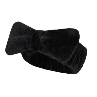 Fascia per capelli personalizzabile in poliestere elasticizzato con fiocco decorativo