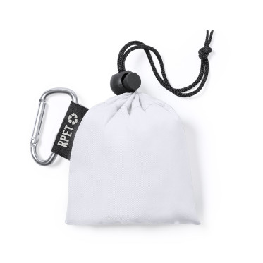 Poncho personalizzabile in LDPE con custodia in poliestere RPET riciclato