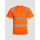 T-shirt personalizzabile Korntex alta visibilità arancione riflettente