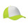 Cappello personalizzabile trucker con pannello frontale bianco e rete