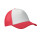 Cappello personalizzabile trucker con pannello frontale bianco e rete