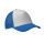 Cappello personalizzabile trucker con pannello frontale bianco e rete