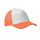 Cappello personalizzabile trucker con pannello frontale bianco e rete