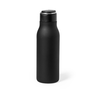 Borraccia personalizzabile 600 ml acciaio inox tappo a vite BPA-free