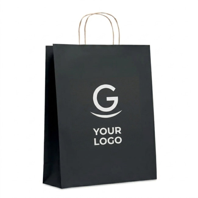 Shopper in Carta Personalizzata - Busta regalo personalizzabile grande in carta riciclata resistente europea