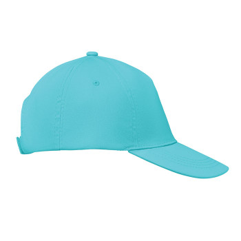 Cappellino baseball personalizzato con logo - BUZZ - Cappellino 5 pannelli 160 gr