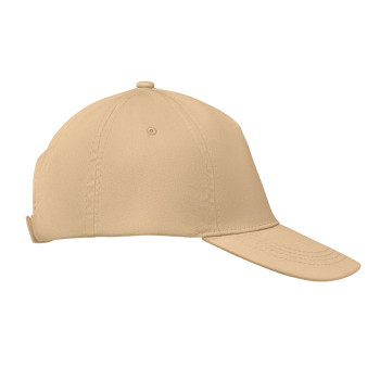 Cappellino baseball personalizzato con logo - BUZZ - Cappellino 5 pannelli 160 gr