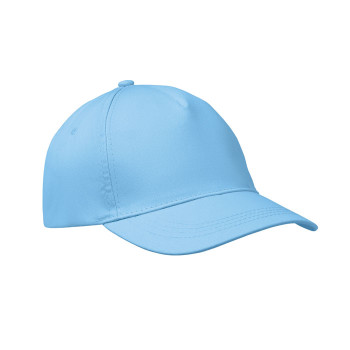 Cappellino baseball personalizzato con logo - BUZZ - Cappellino 5 pannelli 160 gr
