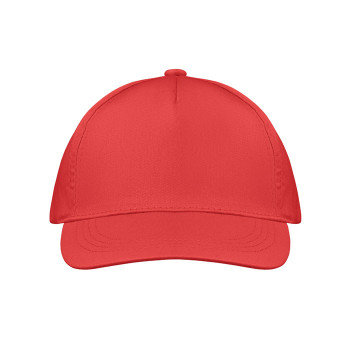 Cappellino baseball personalizzato con logo - BUZZ - Cappellino 5 pannelli 160 gr