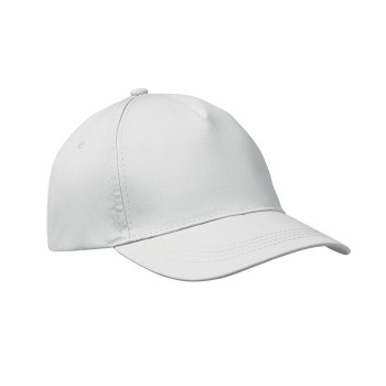 Cappellino baseball personalizzato con logo - BUZZ - Cappellino 5 pannelli 160 gr