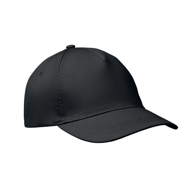 Cappellino baseball personalizzato con logo - BUZZ - Cappellino 5 pannelli 160 gr