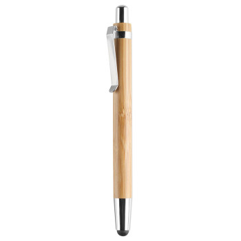 Penne in legno personalizzate con logo - BYRON - Penna a sfera in ABS e bambu