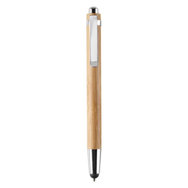 Penne in legno personalizzate con logo - BYRON - Penna a sfera in ABS e bambu