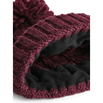 Berretti personalizzati con logo - Cable Knit Melange Beanie