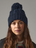 Cable Knit Melange Beanie