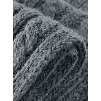 Cable Knit Melange Scarf100%A