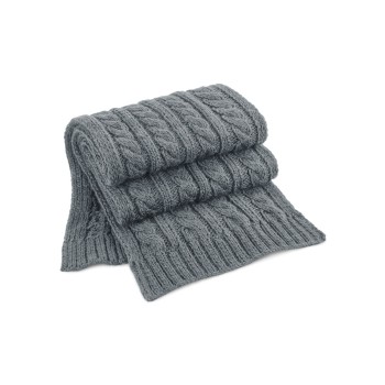 Cable Knit Melange Scarf100%A
