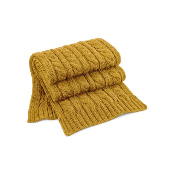 Cable Knit Melange Scarf100%A