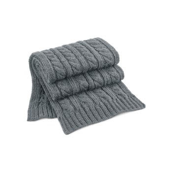 Cable Knit Melange Scarf100%A