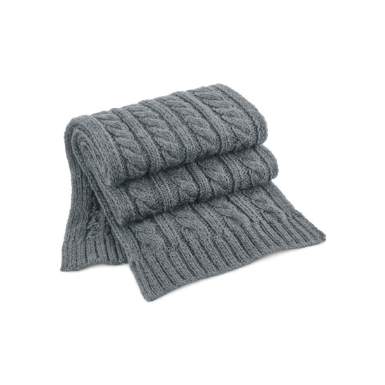 Cable Knit Melange Scarf100%A